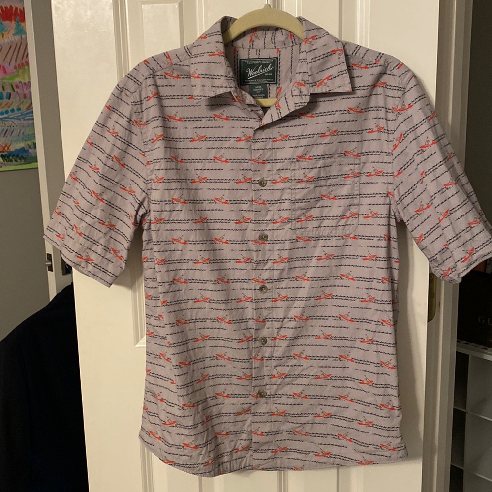 Woolrich Kayak Print Shirt - Small